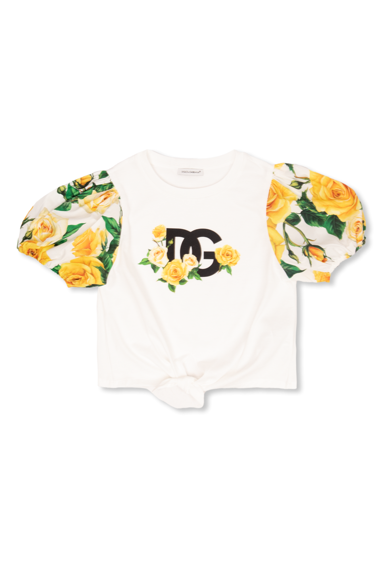 Dolce & Gabbana Kids T-shirt with floral motif | Kids's Girls 